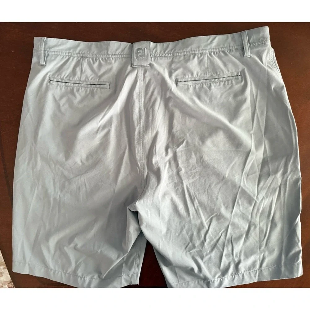 Footjoy Men's Performance Gray Golf Shorts Size 40 Stretch Waterproof‎